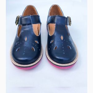 6th&Madison Mary Janes, Navy Blue, Size 3 girls